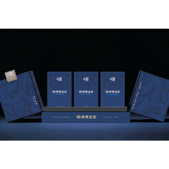 Baojing Golden Tea · Dragon & Phoenix Auspicious Harmony · 6-Star Green Tea Gift Set